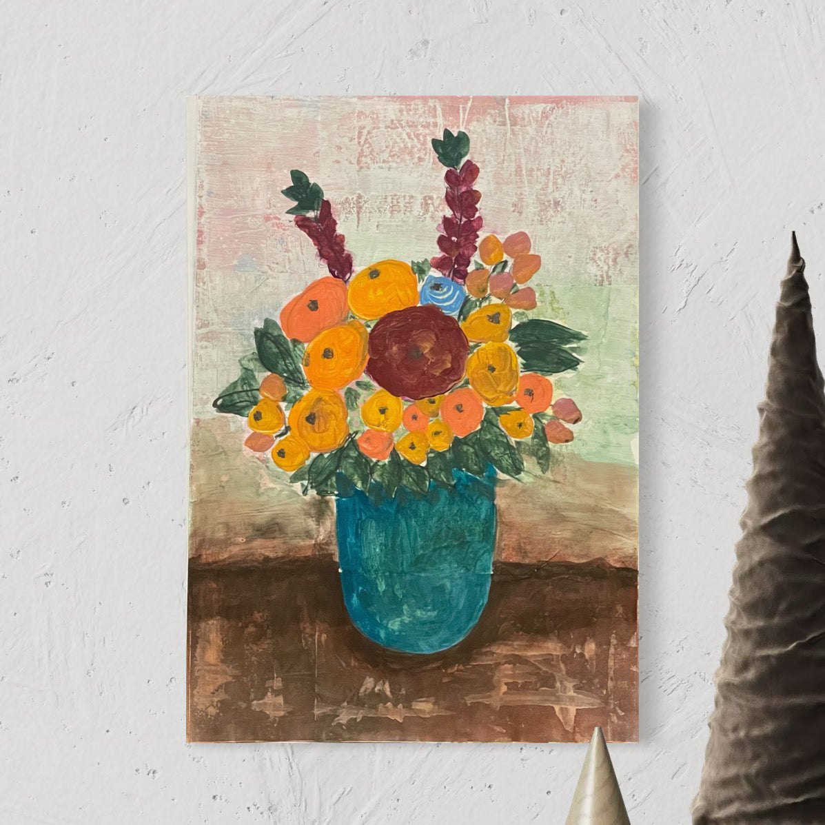 Blooming Joy – Original Acrylic Artwork (A4) by Kimi C