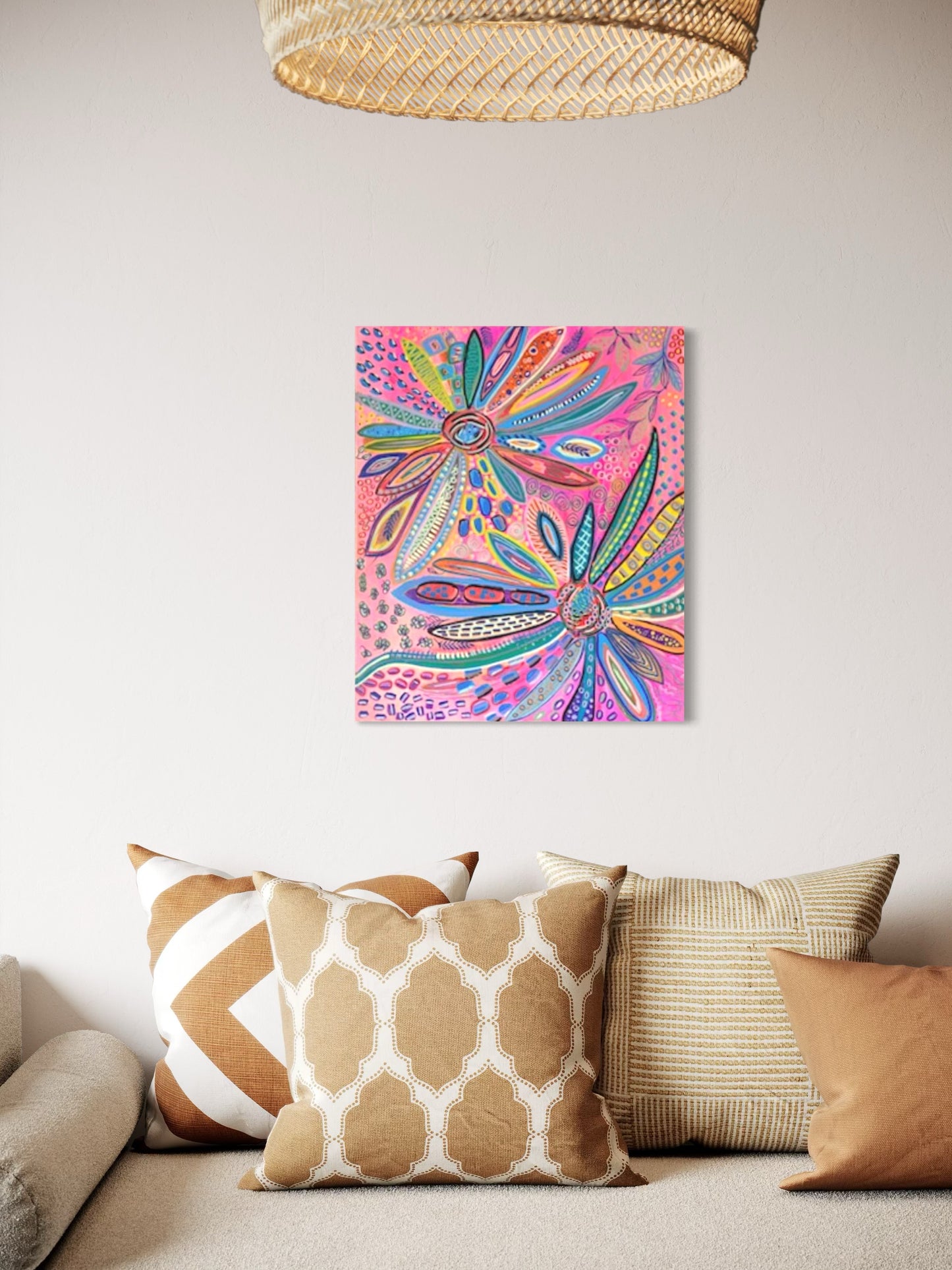 "Blooming Energy" - Original Abstract Floral
