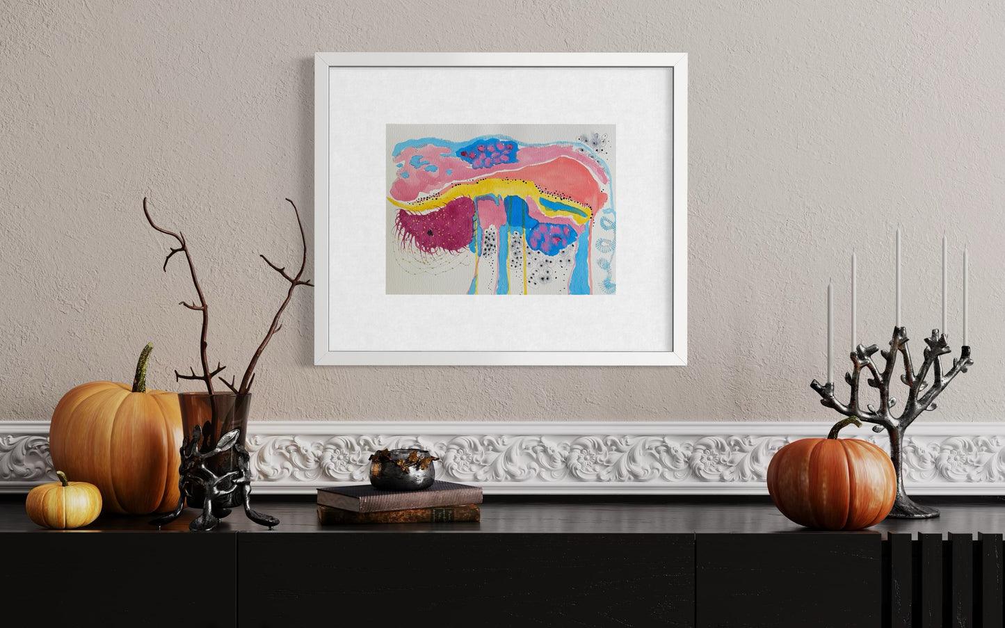 Dreamy Waves — A4+ Original Art on Paper