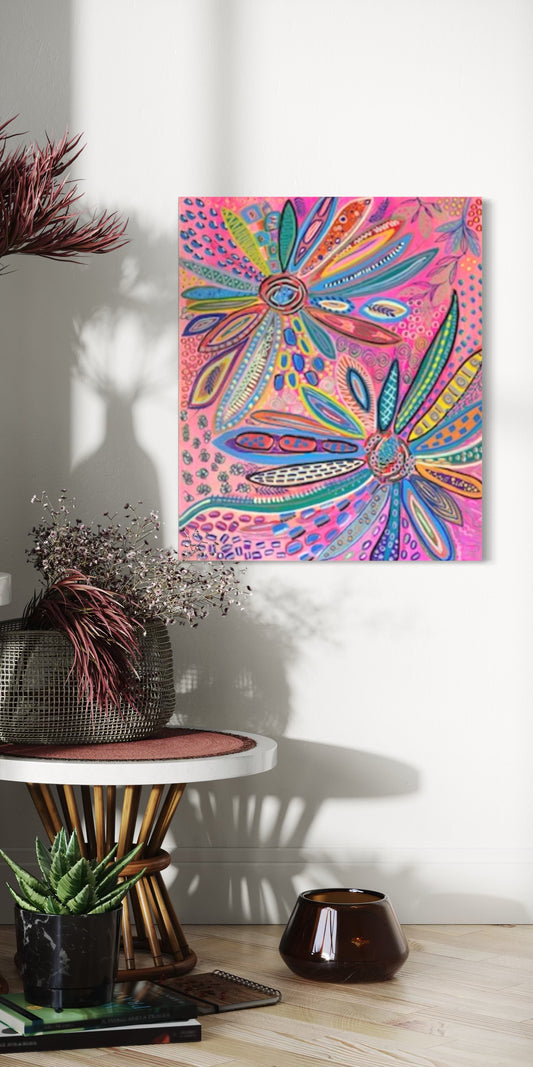 "Blooming Energy" - Original Abstract Floral