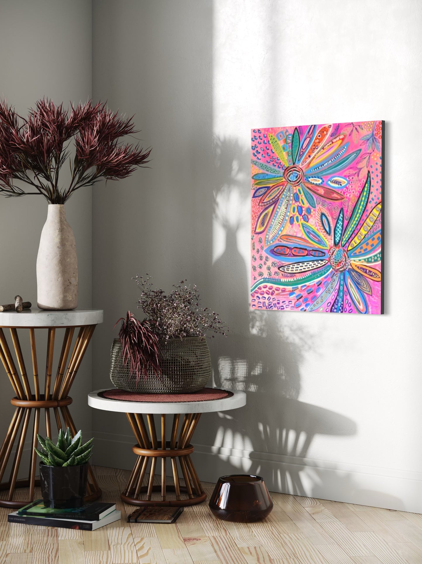"Blooming Energy" - Original Abstract Floral