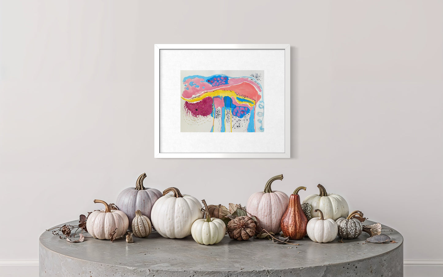 Dreamy Waves — A4+ Original Art on Paper