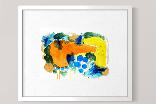 Glow of the Forest — A4+ Original Art on Paper