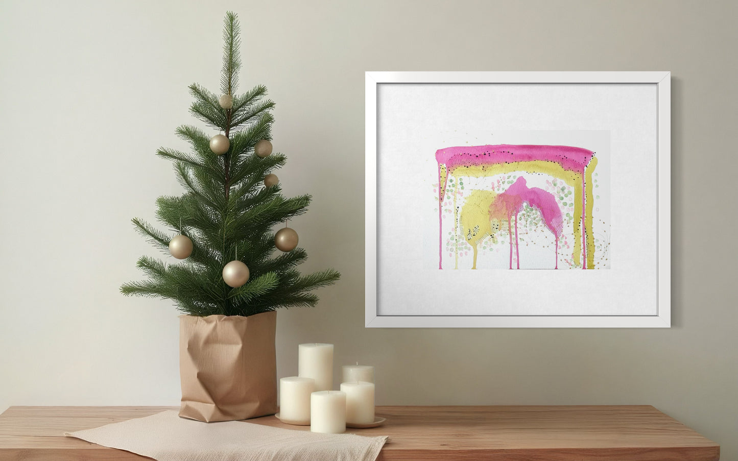 Soft Bloom Dream” – Original Watercolour Artwork (A4+)