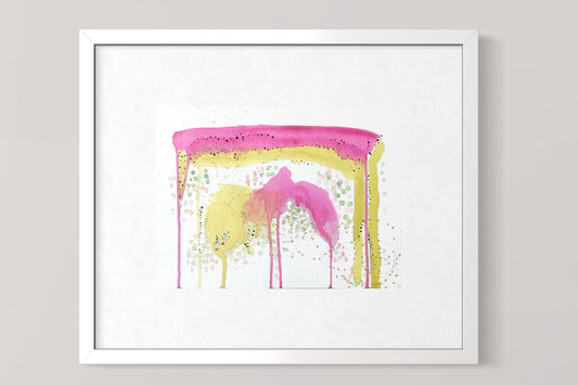 Soft Bloom Dream” – Original Watercolour Artwork (A4+)