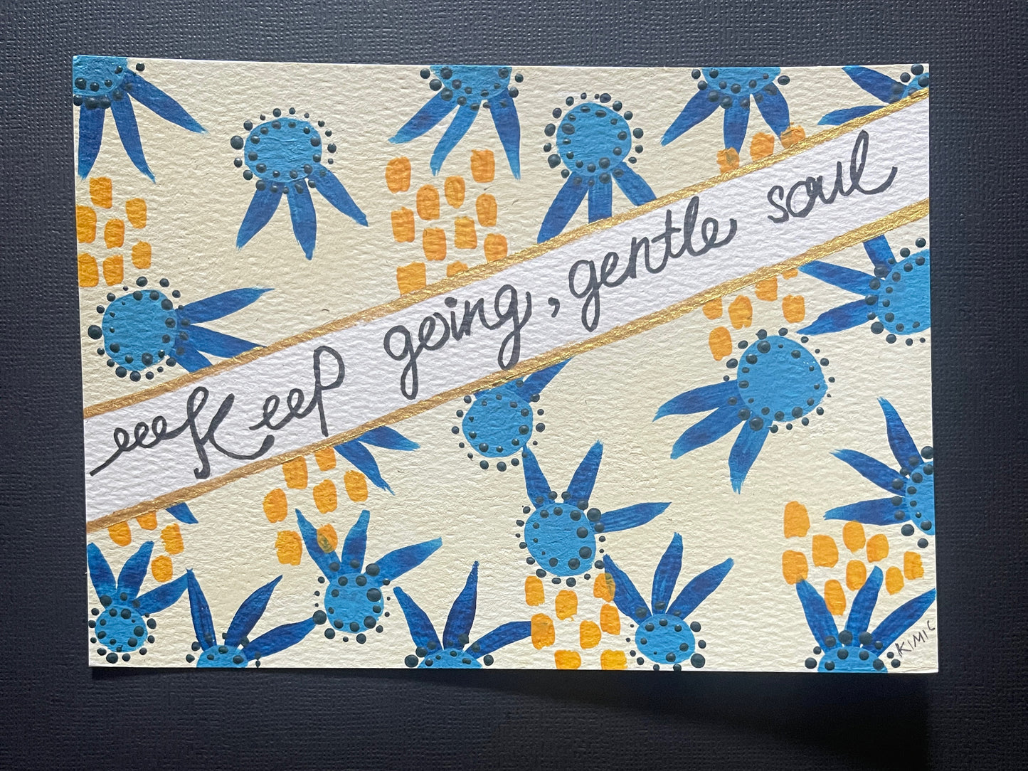 A5 Encouragement Card Set – 6 Hand-Painted Originals by Kimi C