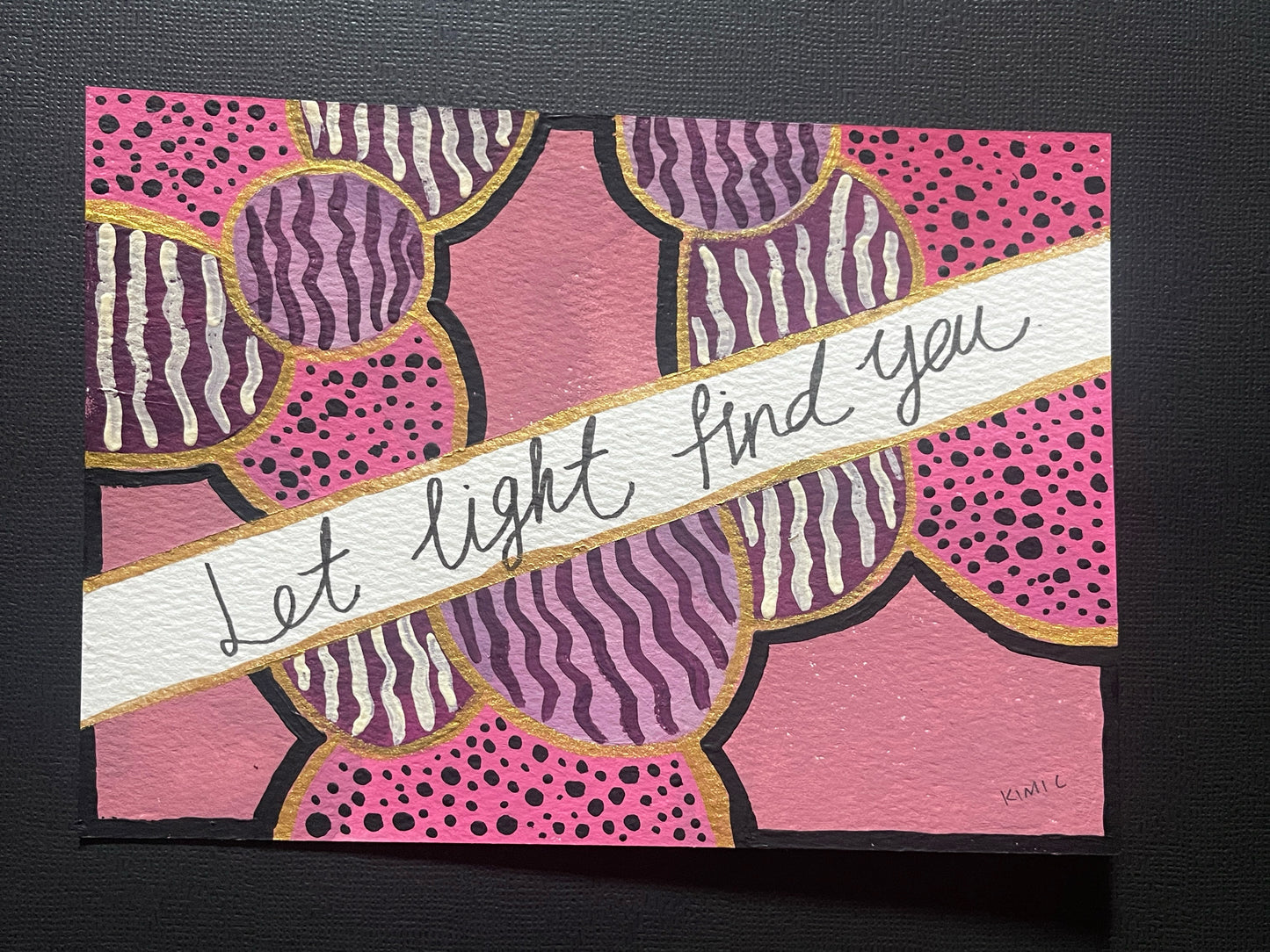 A5 Encouragement Card Set – 6 Hand-Painted Originals by Kimi C